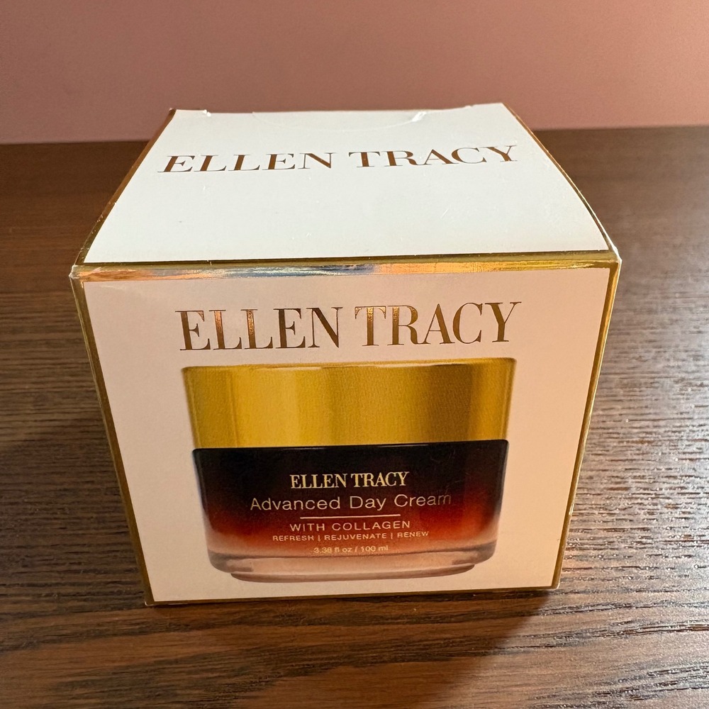 Ellen Tracy Advanced Day Cream Women 3.38oz White New Collagen‎ Moisturizer